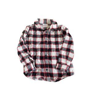 Hanna Andersson Plaid Flannel Shirt Size 100